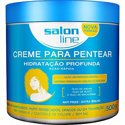 Creme Para Pentear Salon Line 500g Hidratação Profunda Unit