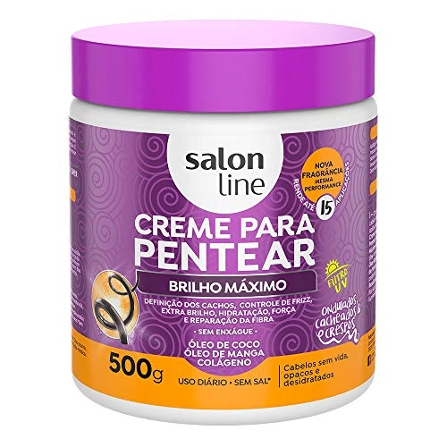 Creme Para Pentear Salon Line 500g Brilho Máximo Unit