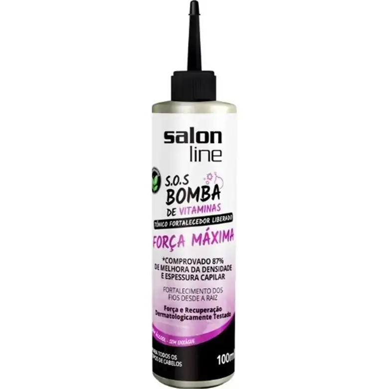 Tônico Capilar Tratamento Salon Line 100ml S.o.s Bomba Cachos Unit