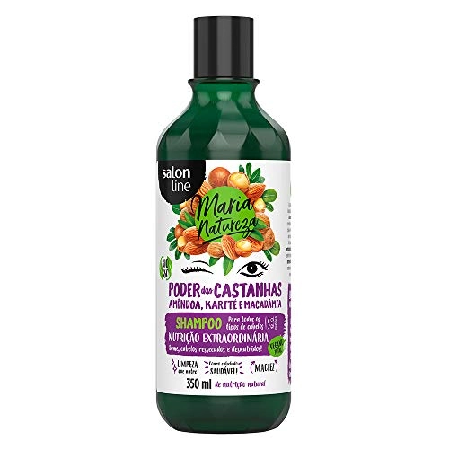 Shampoo Salon Line Maria Natureza Poder Das Castanhas Frasco 350ml