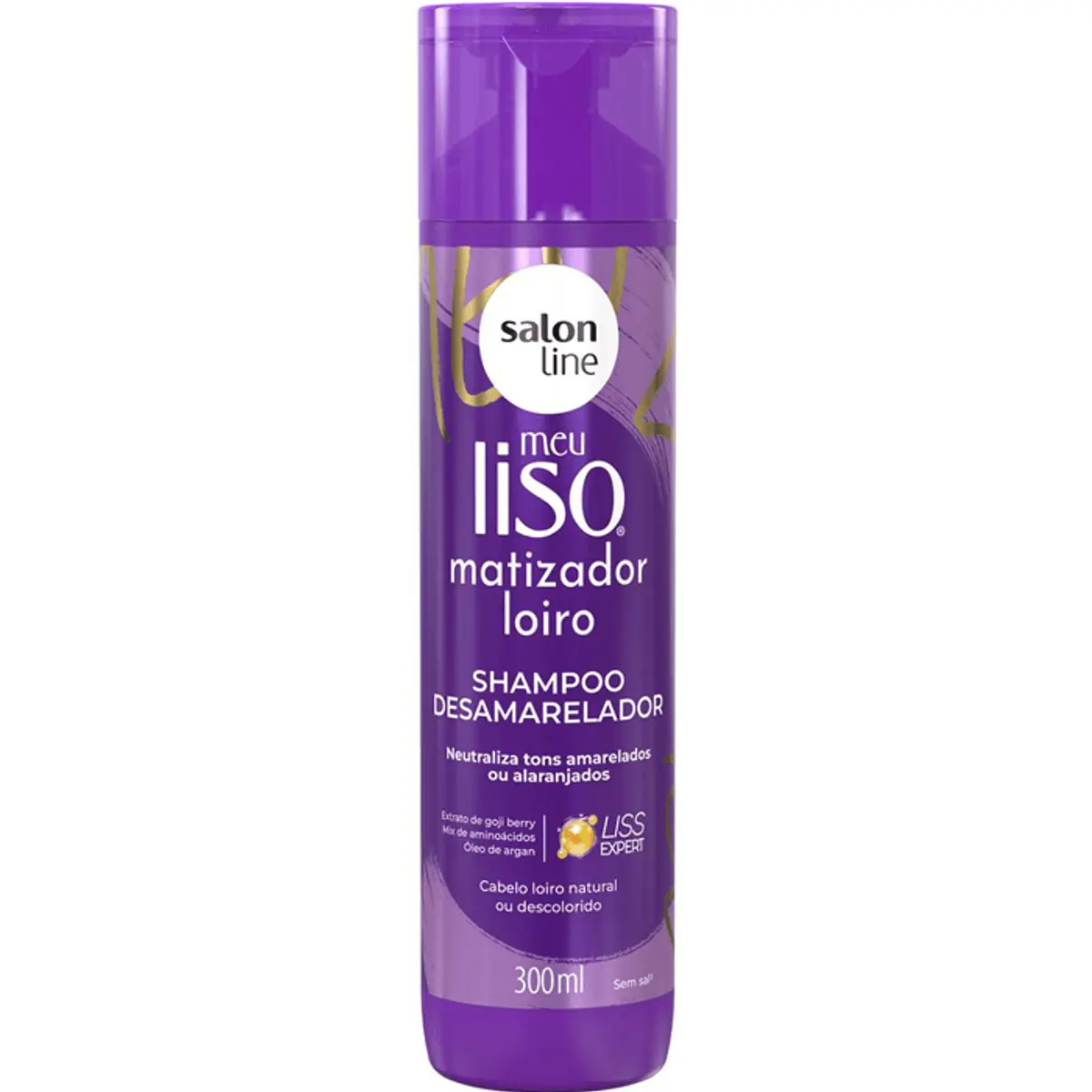 Shampoo Matizador Meu Liso Loiro Matizado Salon Line 300ml