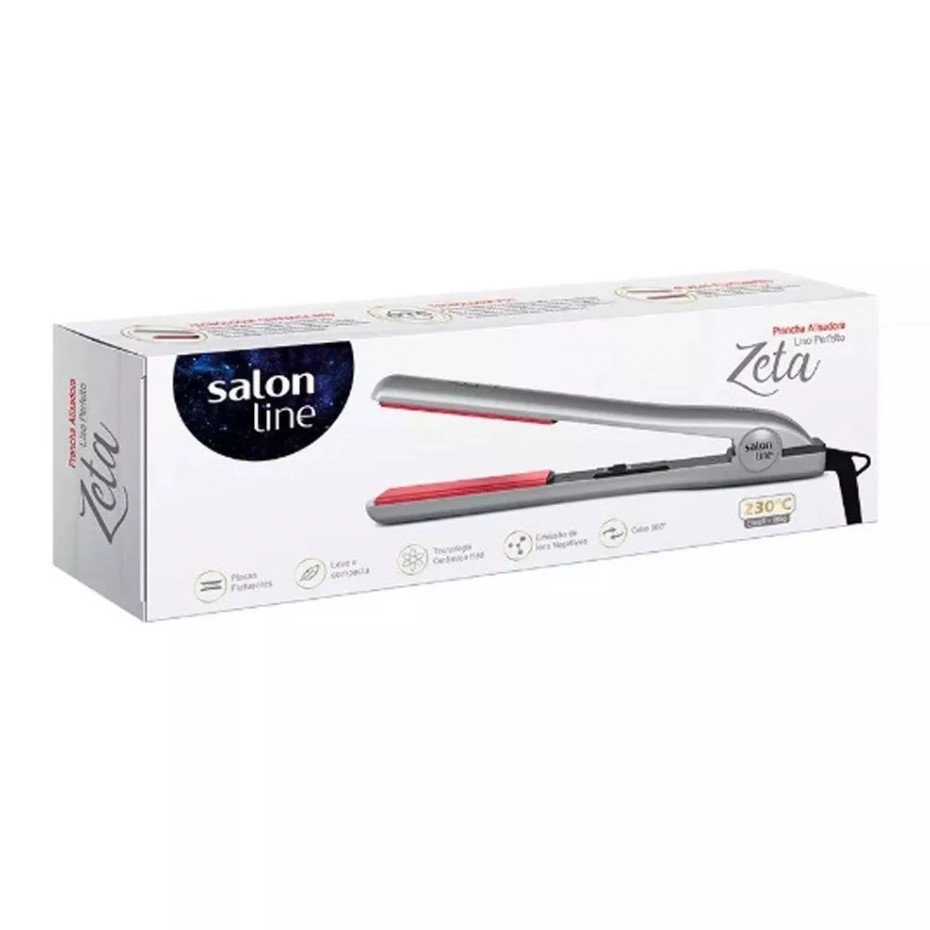 Prancha Alisadora Bivolt Zeta Salon Line