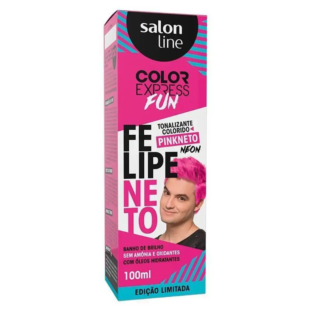 Salon Line C Exp Kit Fun Felipe Neto 100ml Pinkneto