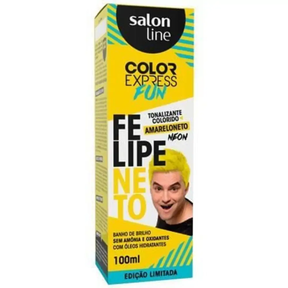 Salon Line C Exp Kit Fun Felipe Neto 100ml Amerelonet