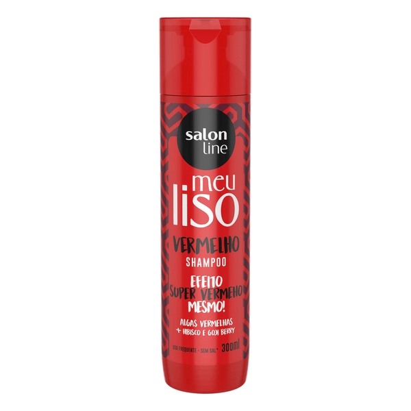 Shampoo Salon Line 300ml Supervermelho