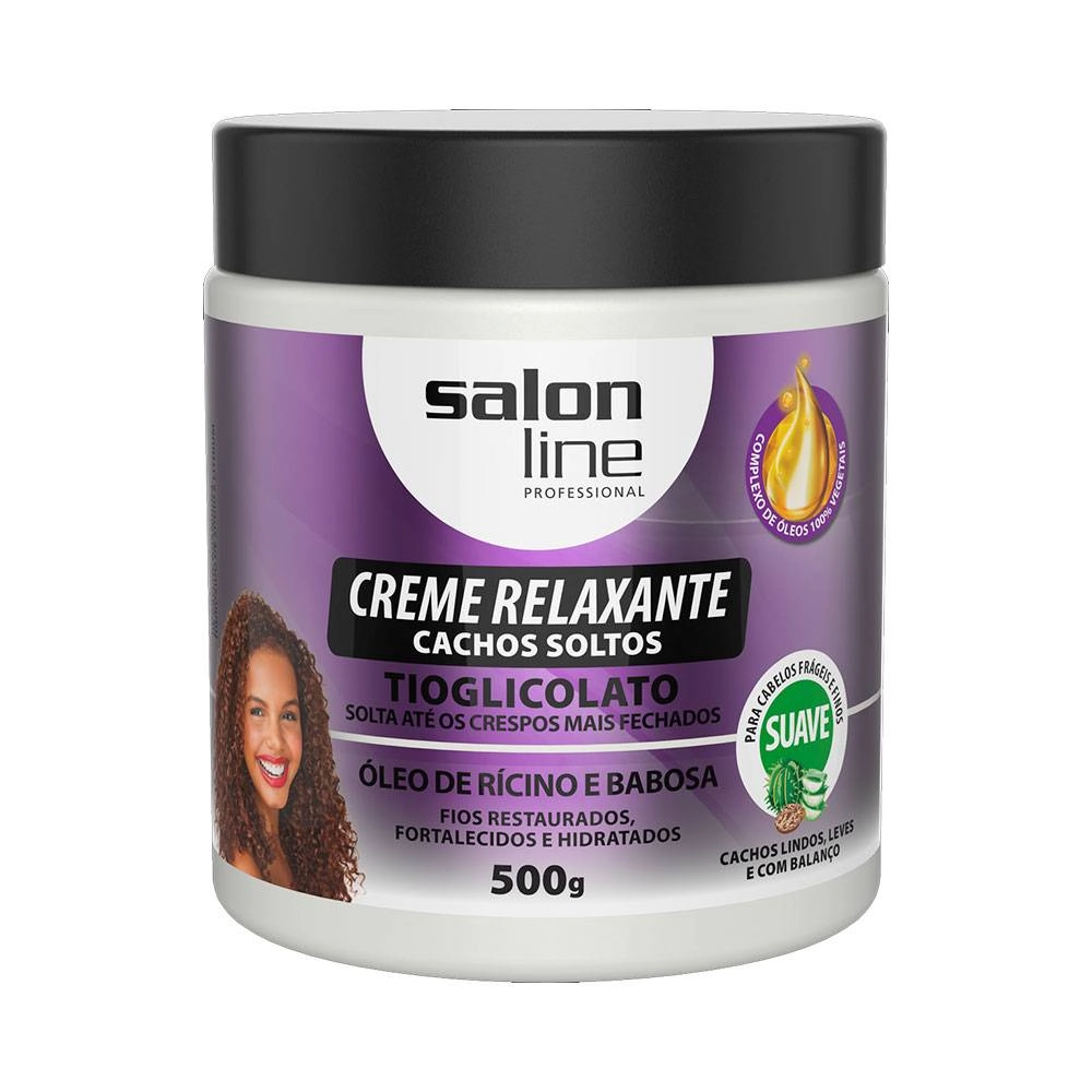 Cr Relax Cachos Solto Oleo Ricino/babosa Suave 500g