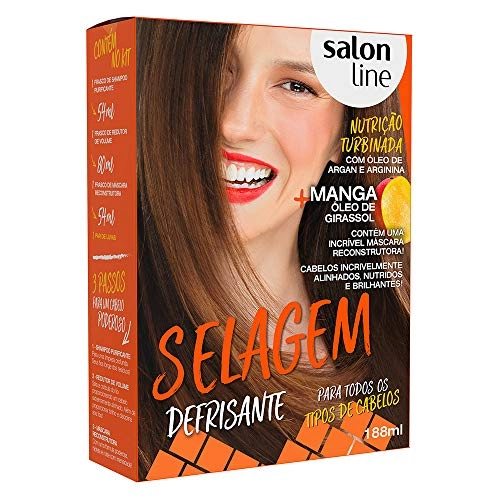 Selagem Defrisante Todos Os Tipos De Cabelo 188ml