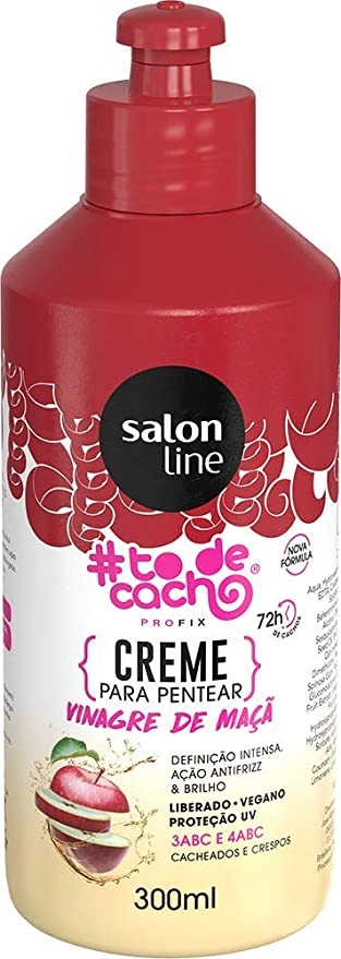Creme para pentear #todecacho Vinagre de Maçã Salon Line 300ml