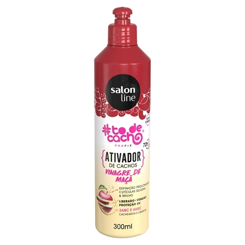 Ativador de Cachos #todecacho Vinagre de Maçã Salon Line 300ml