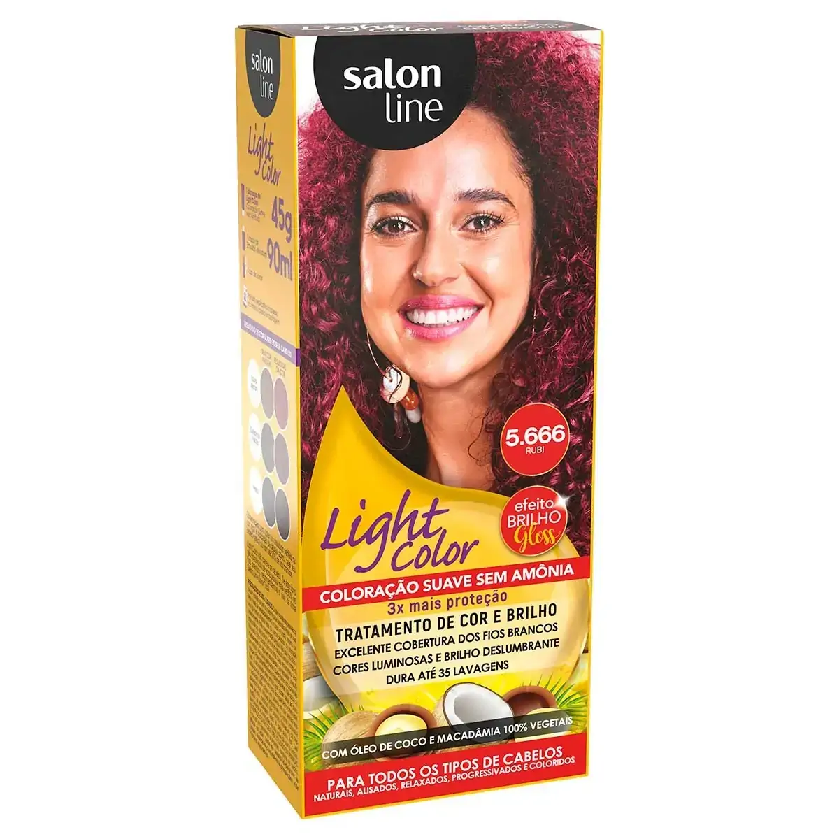 Coloração suave Light Color 5.666 Rubi Salon Line