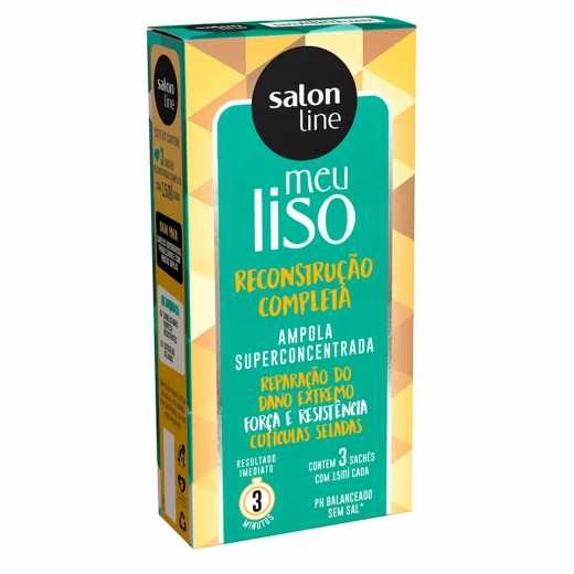 Meu Liso Kit Ampola Recons Completa 45ml