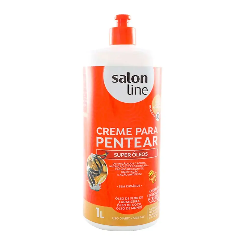 Creme Para Pentear Super Óleos Salon Line 1L