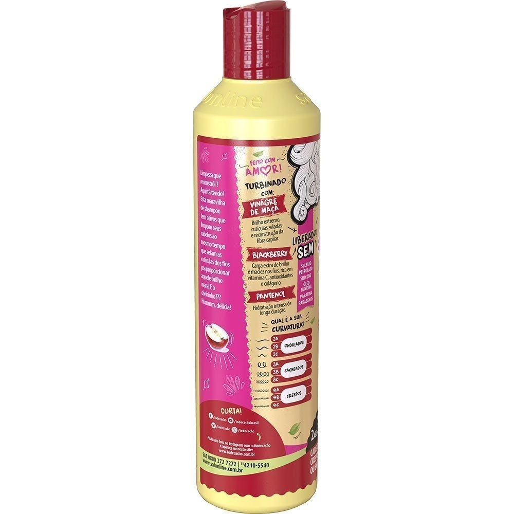 Shampoo Vinagre de Maça #Todecacho Salon Line 300ml
