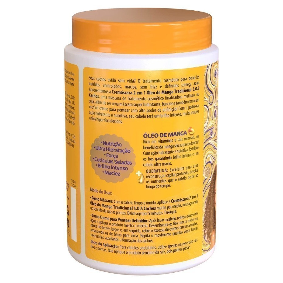 Sos Cremascara 2x1 Oleo De Manga Trad 1kg Salon Line