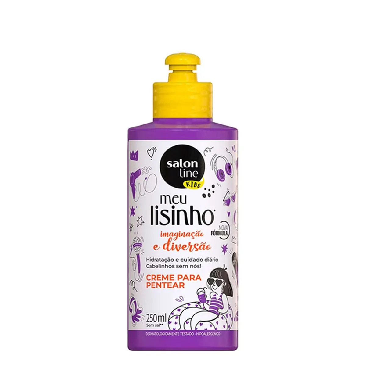 Creme de Pentear Meu Lisinho Kids Salada de Frutas Salon Line 250ml