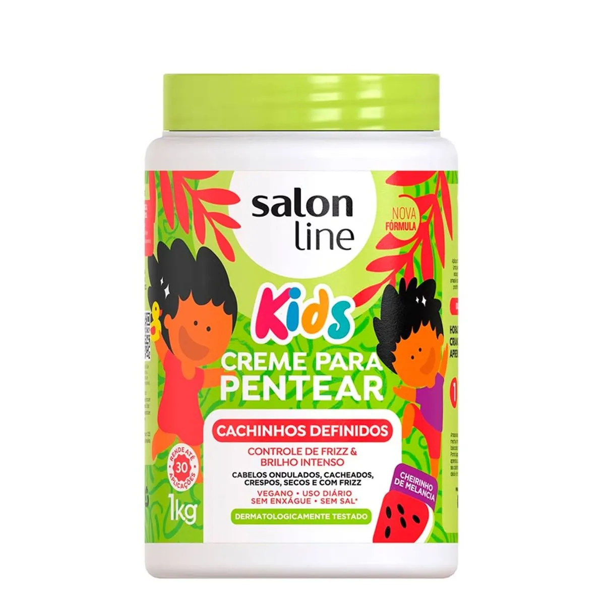 Creme Para Pentear Kids Cachinhos Definidos Salon Line 1kg