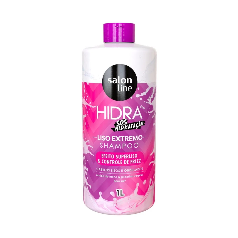 Shampoo S.O.S Hidratação Liso Extremo Salon Line 1 Litro
