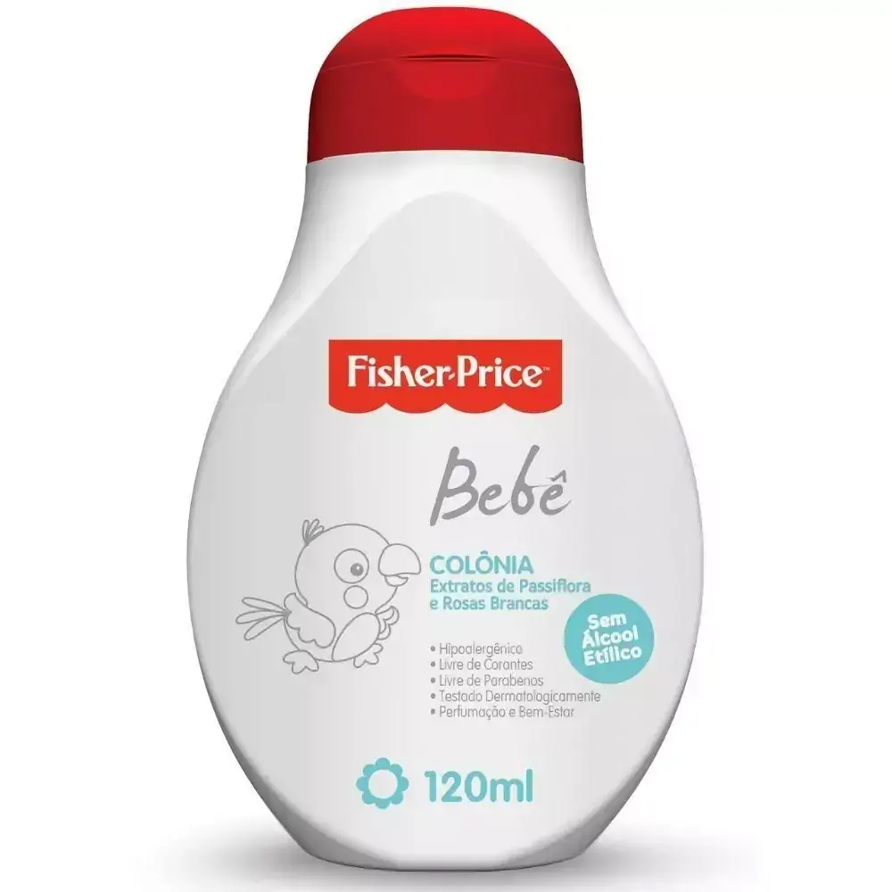 COLONIA PARA BEBE FISHER PRICE 120 ML HIPOALERGÊNICO