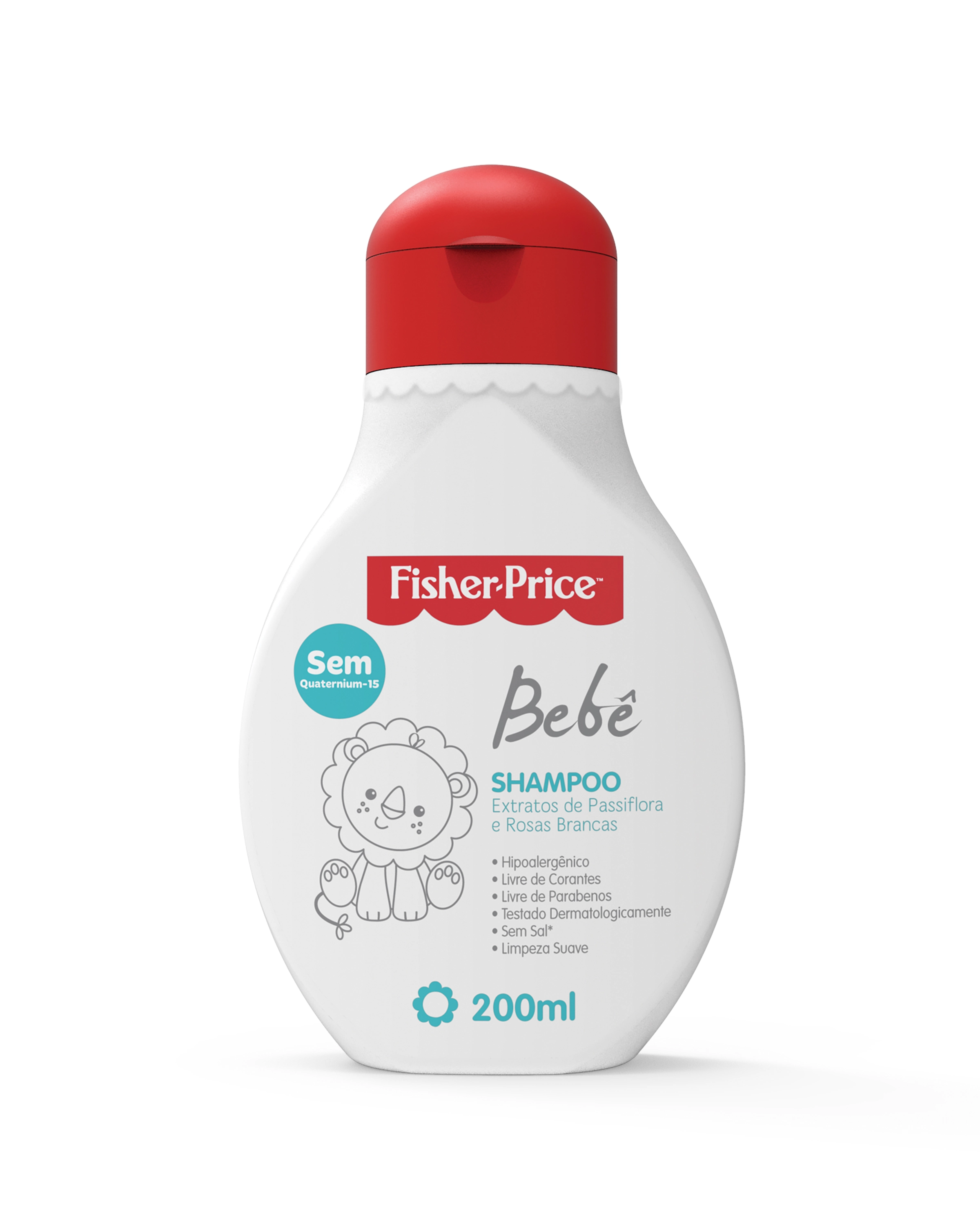 SHAMPOO PARA BEBE FISHER PRICE 200 ML HIPOALERGÊNICO