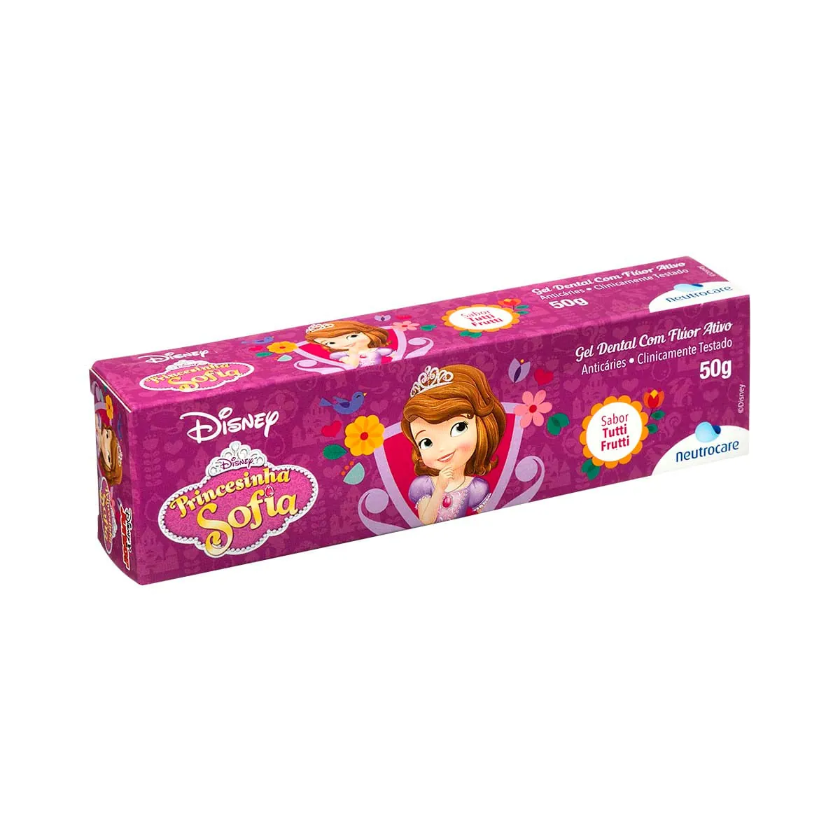 Gel Dental Infantil Tutti Frutti Neutrocare Princesa Sofia 50g