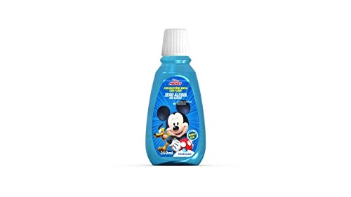 Enxaguante Bucal Infantil Zero álcool Bubble Gum Mickey Neutrocare Frasco 250ml