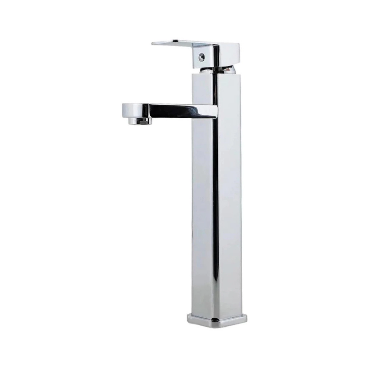 Torneira Monocomando Cromada Quadrada Bica Alta Banheiro Lavabo Inovartte IN19