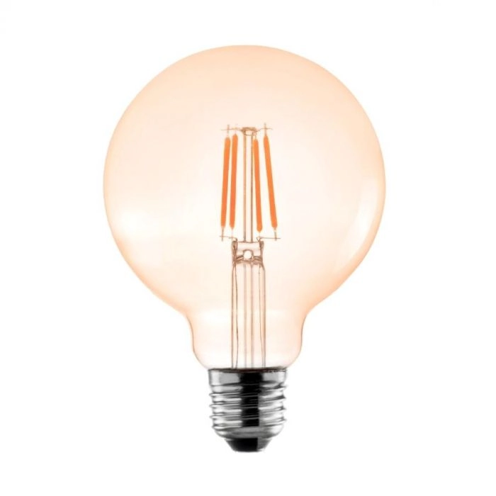 Lampada Led Filamento Globo G95  - 2.400k - 4w - E27 - 220v - Vintage