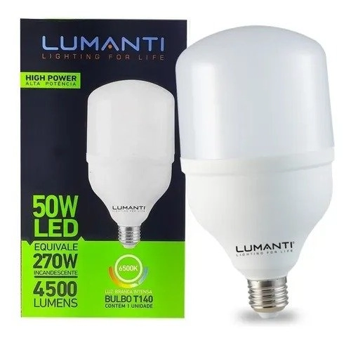 Lâmpada Led High Power 50w Bivolt