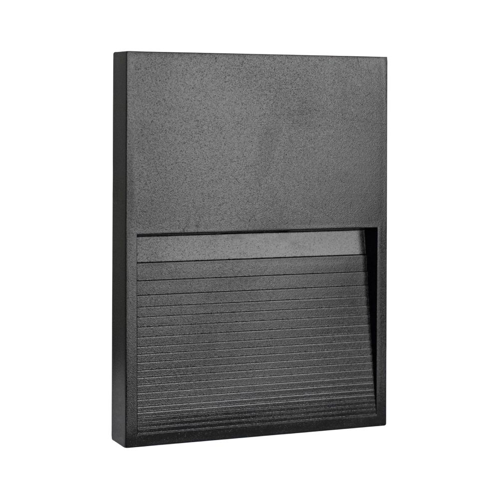 Balizador Montreal Sobrepor Preto Led 2w 3000k Autovolt Ip65 - Lumanti