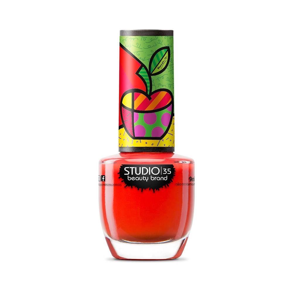 Esmalte Studio 35 Romero Brito Maçãdoamor 9ml
