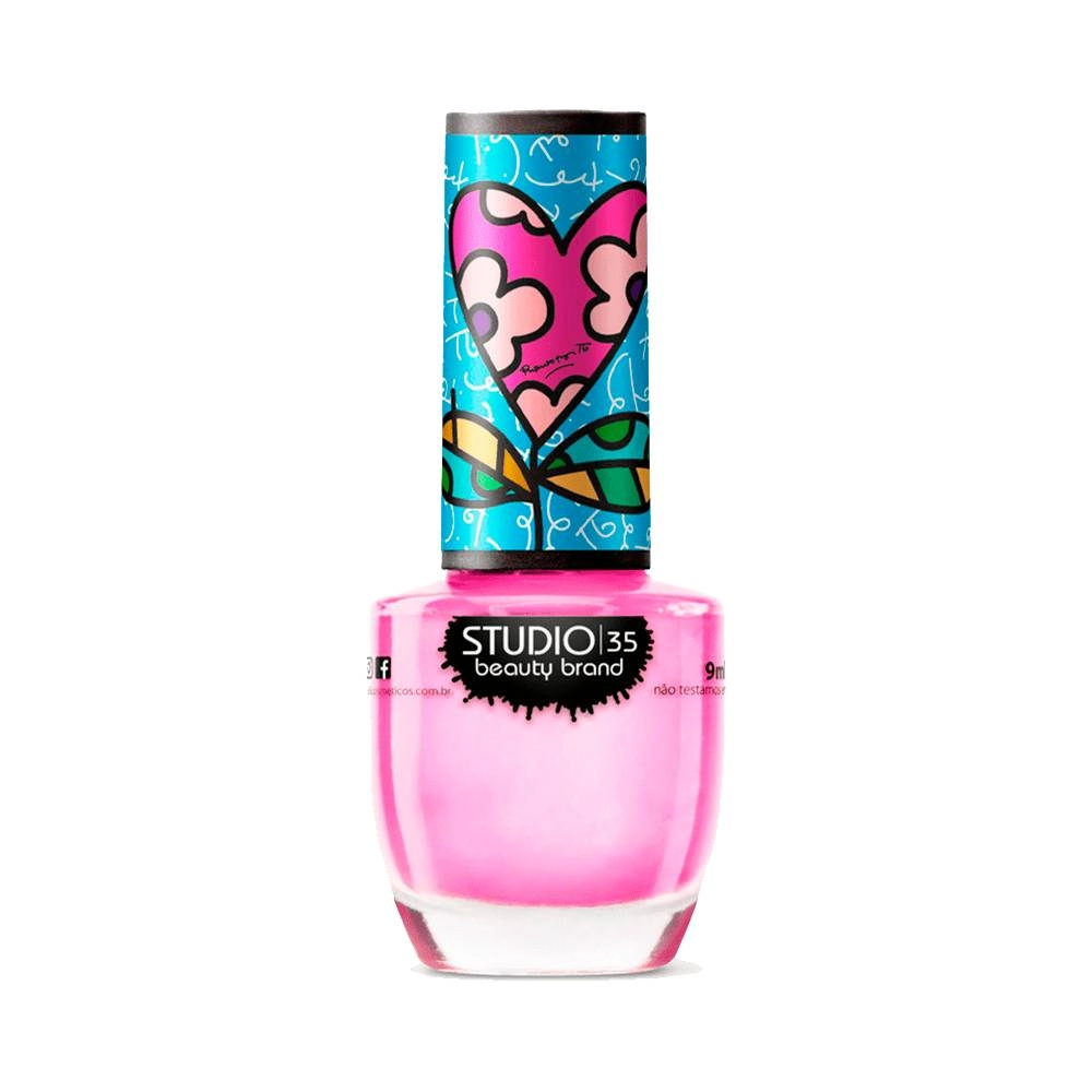 Esmalte S35 Romero Britto Rosa Do Meu Coracao 9ml