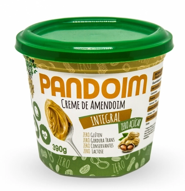 Pasta Amendoim Integral 500g Panda Alimentos Proteicos