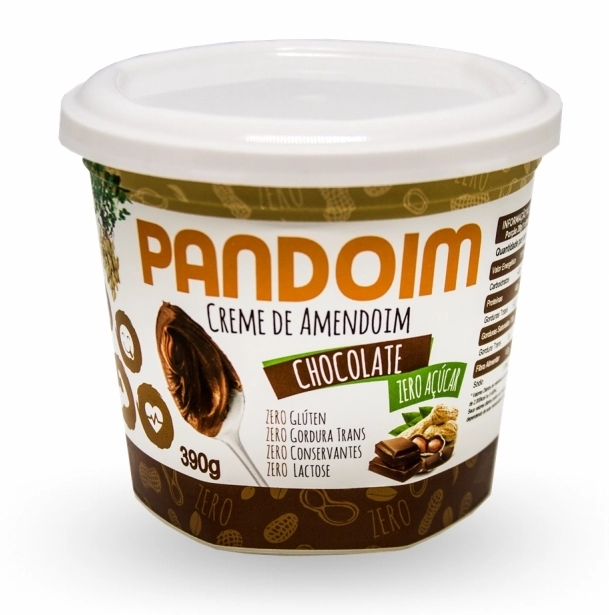 Pasta Amendoim Chocolate 350g Panda Alimentos Proteicos