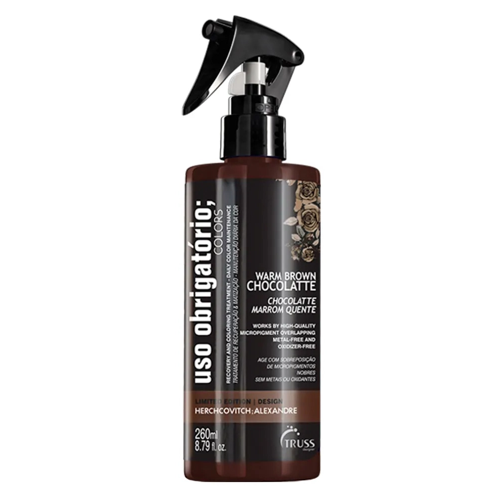 Fluido Truss Uso Obrigatorio Chocolate Marrom Quente 260ml