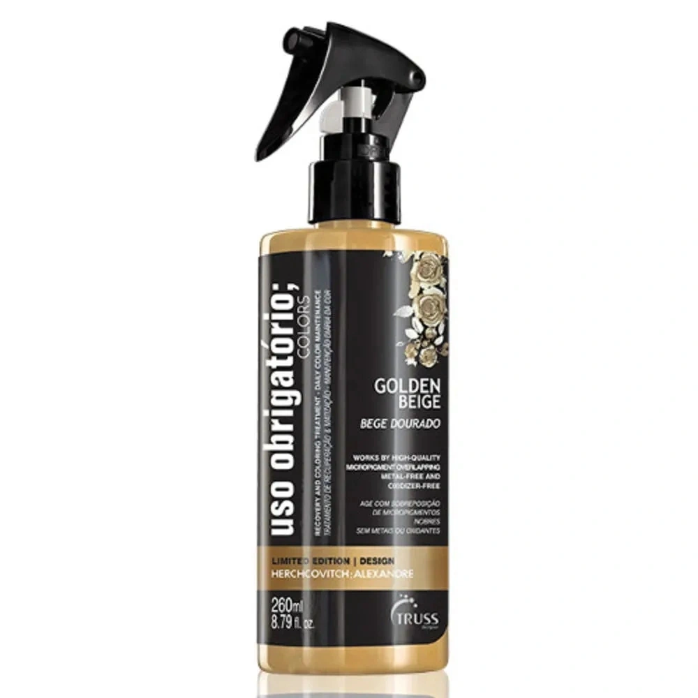 Fluido Truss Uso Obrigatorio Bege Dourado 260ml