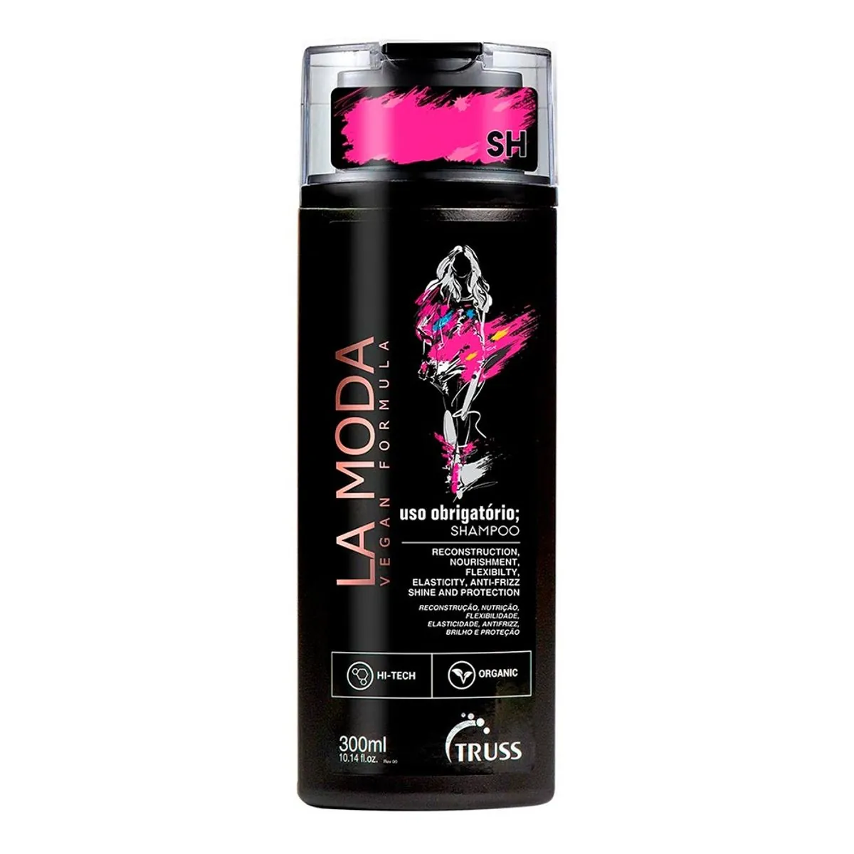 Shampoo Uso Obrigatório La Moda Vegan Truss 300ml