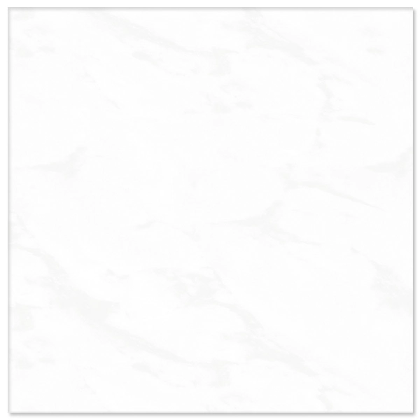 Piso Cerâmico Marmorizado Brilhante Borda Arredondada Interno 46x46cm Araripe Cinza Cerbras