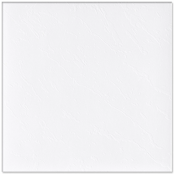 Piso Cerâmico Monocolor Branco Brilhante Borda Arredondada Interno 46x46cm Cristal Cerbras
