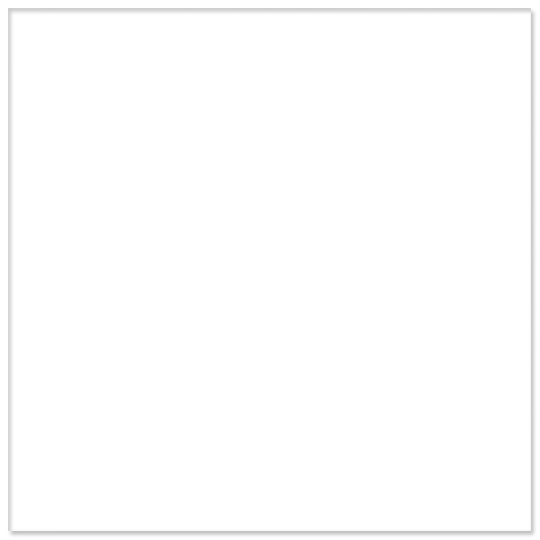 Piso Cerâmico Monocolor Branco Brilhante Borda Arredondada Interno 46x46cm Aurora Branco Cerbras