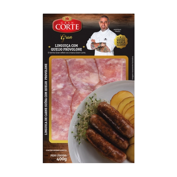 Acg Linguica Gran Corte 400g Qjo Provolone