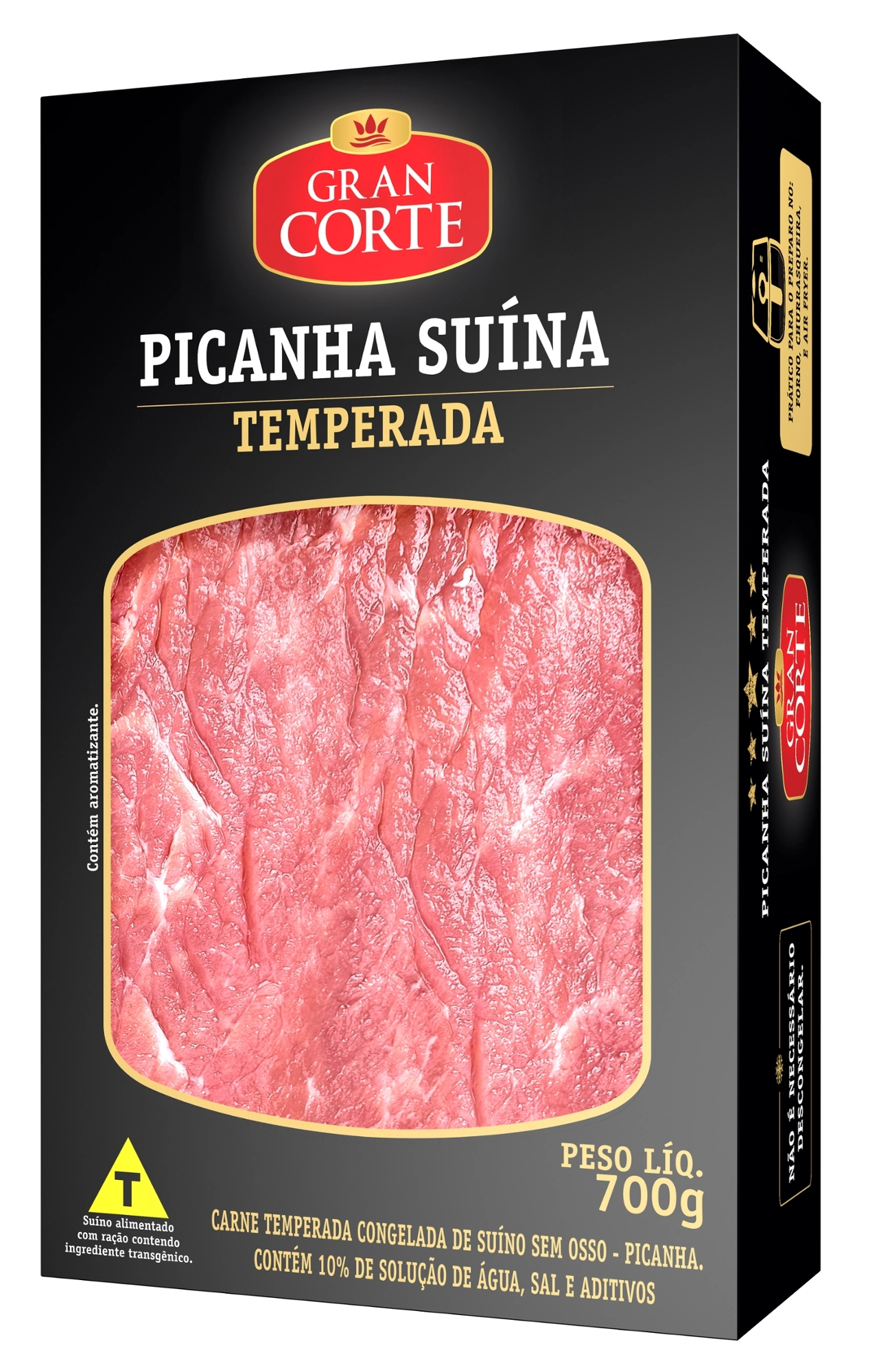 Picanha Suína Congelada Temperada Gran Corte 700g