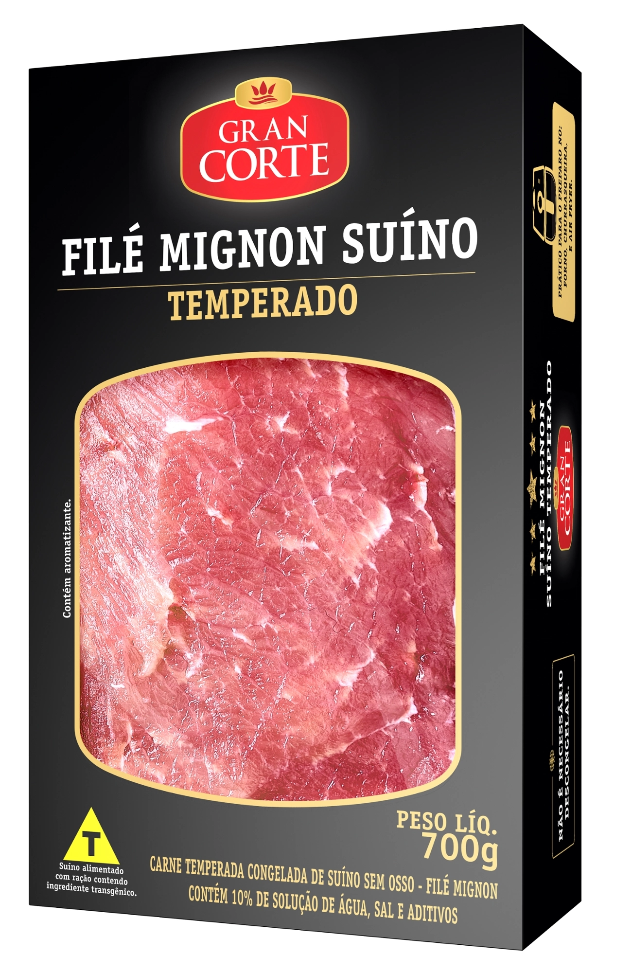 Filé Mignon Suíno Temperado GRAN CORTE 700g
