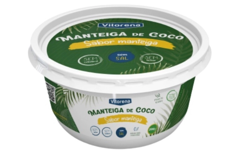Manteiga De Coco Sem Sal Vitorena Pote 200g