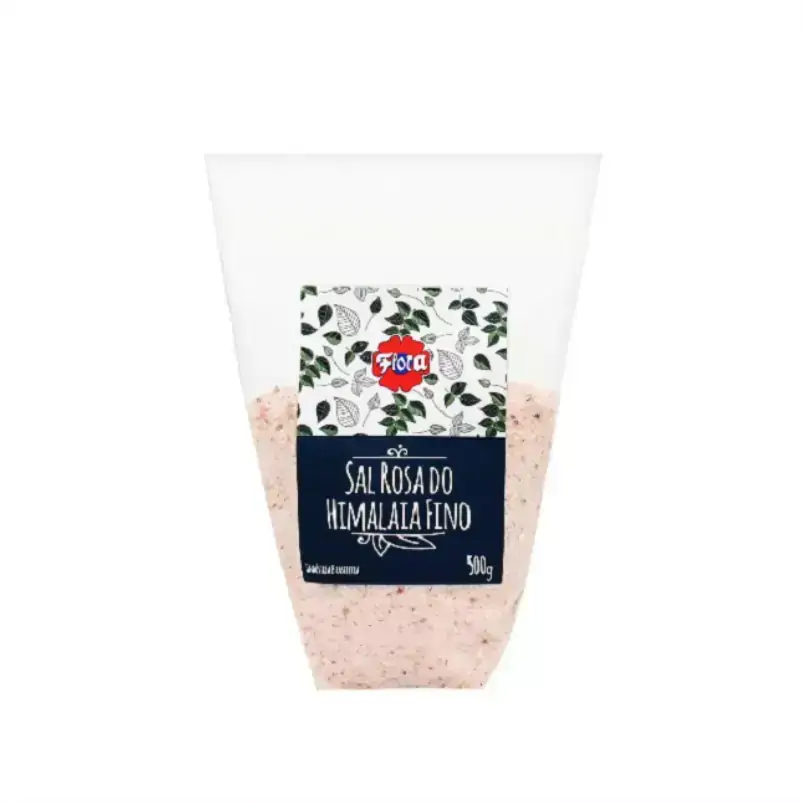 Sal Rosa do Himalaia Fino Flora 500g