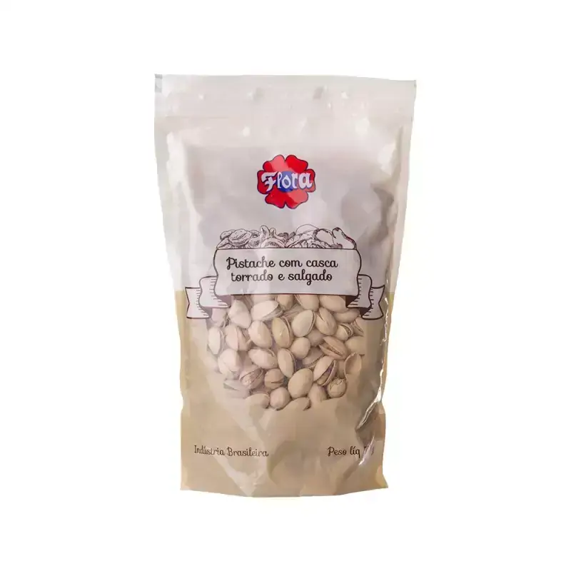 Pistache com Casca Torrada e Salgada Flora 150g