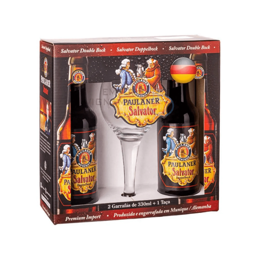 Kit Cerv Paulaner 2 Grf 300ml 1 Taca Salv