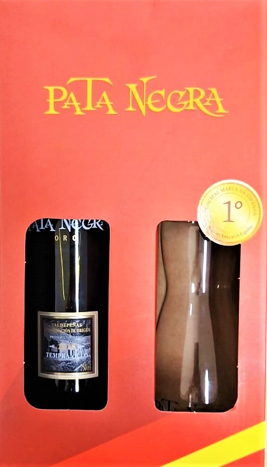 Kit Vinho Esp.pata Negra Oro 750ml Temp. Decanter