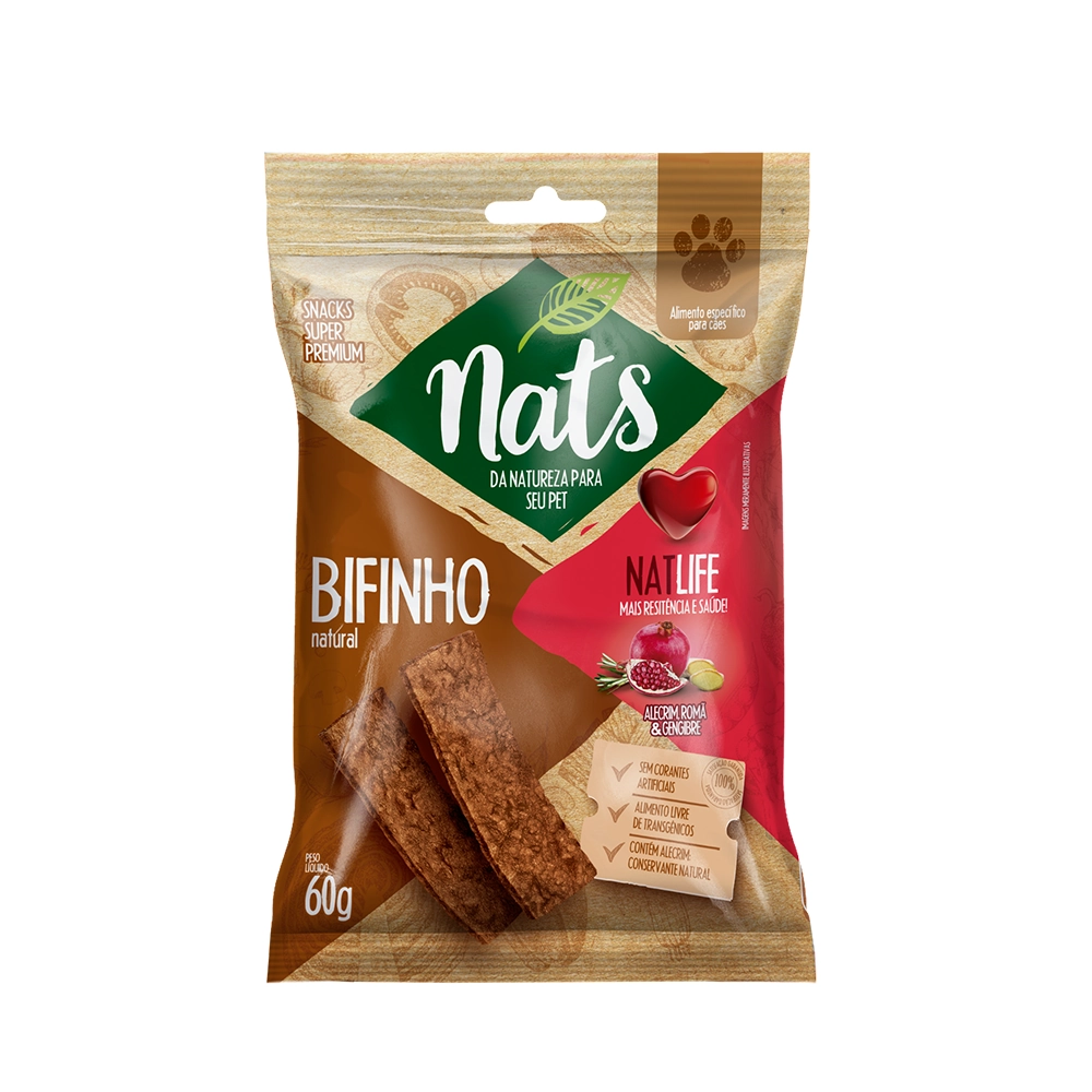 Snack Natlife Nats Para Cães
