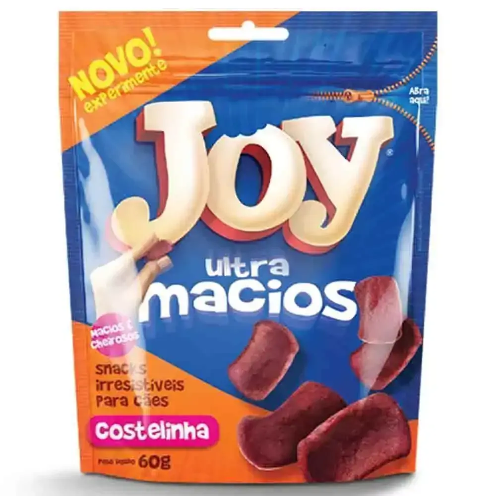 Petisco Joy Ultra Macios Costelinha 60g
