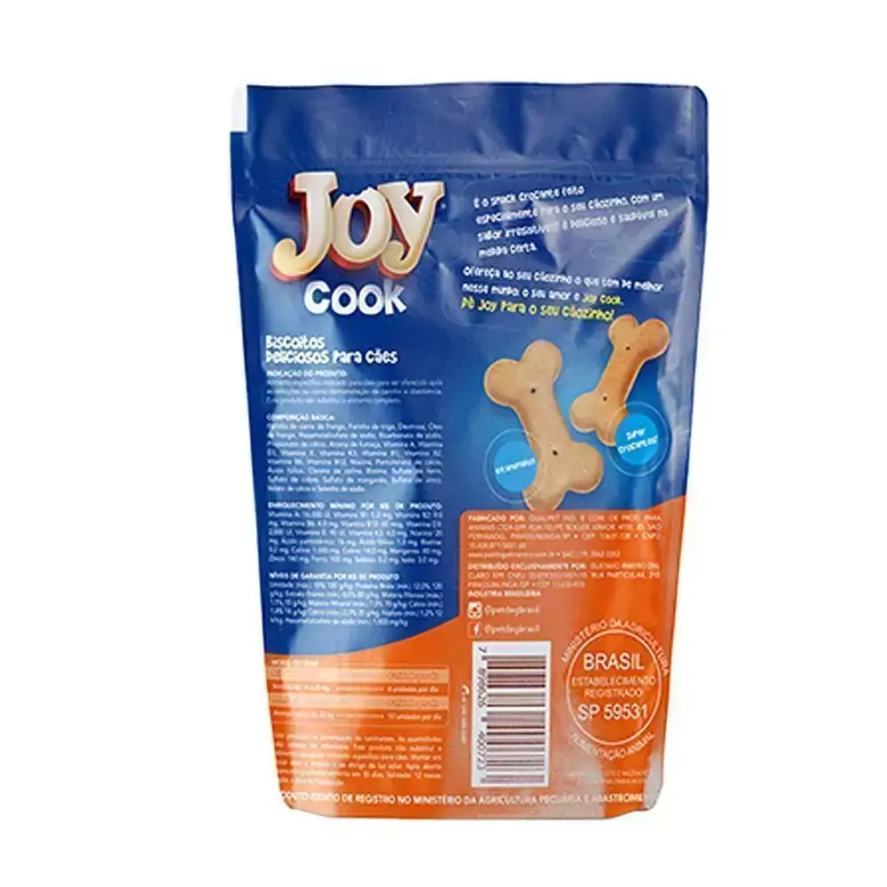 Petisco Biscoito Joy Cook Mini Frango 250g